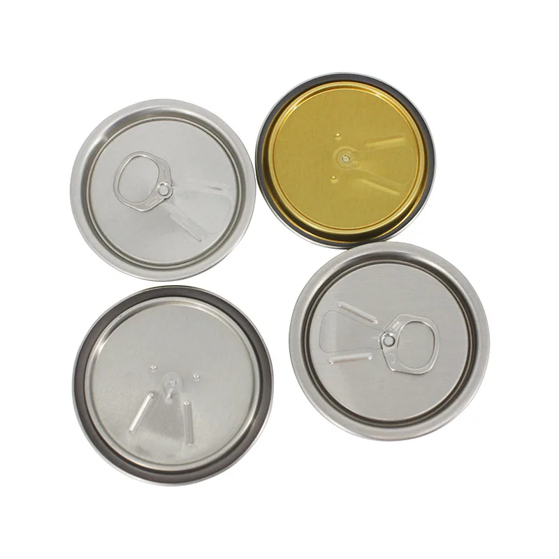 #202 #211 #300 #307 #401 Easy Open End EOE Aluminum Lids SPTE TFS RPT SOT FO for Canned Food Meat Empty Cans