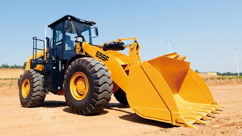 Earth-moving Machinery 5 ton Wheel Loader SEM656F Payload with Air Conditioner