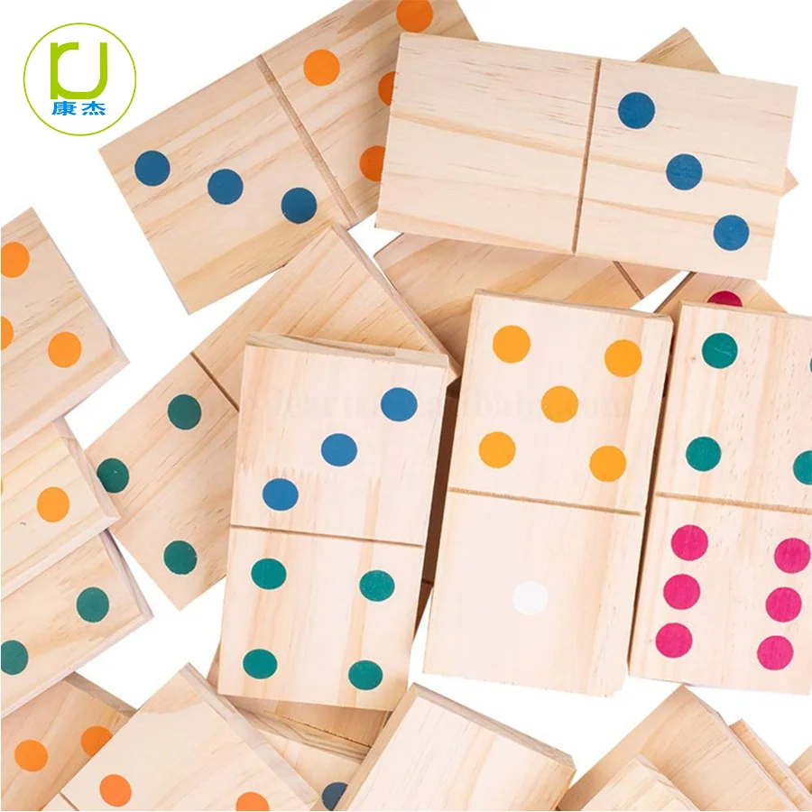 Outdoor Customized Game Giant Dominoes Set for Family Fun OEM Custom (28 PCS)