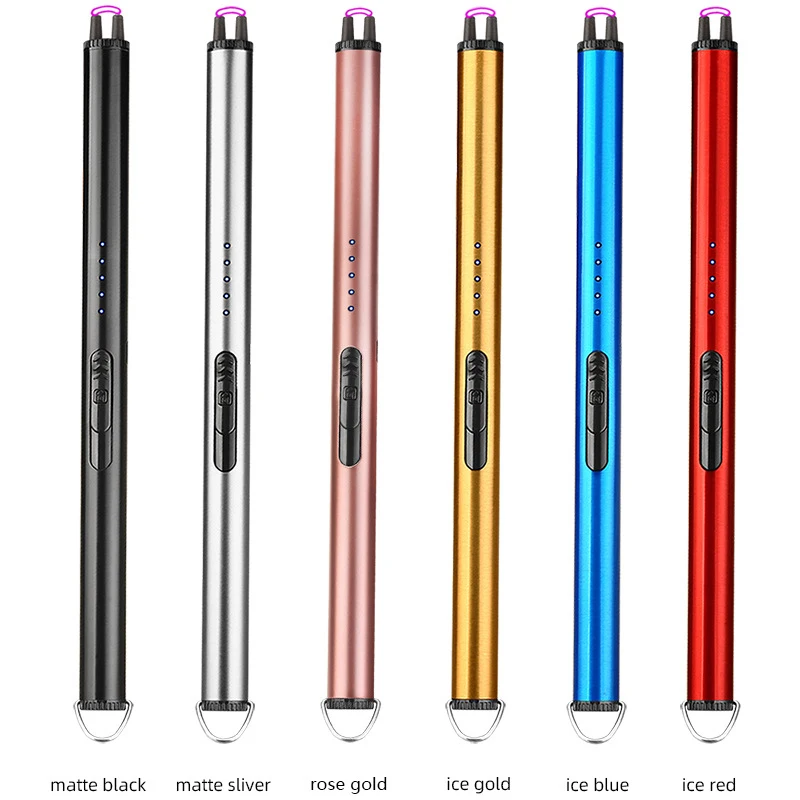 Wholesale Power Display Arc Igniter Lighter Kitchen Stove Stick Windproof Electronic Plasma Lighter