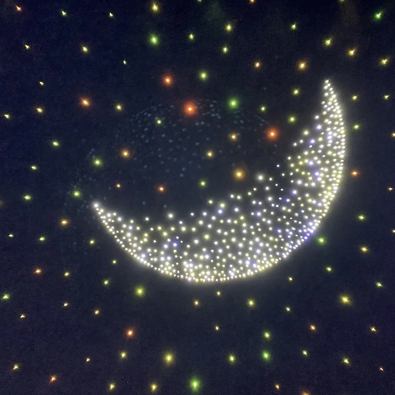 LED starry sky fiber optic star ceiling panel for indoor decoration restaurant ceiling light