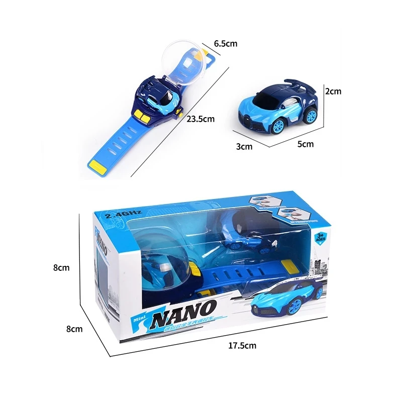 Hot 2.4G Electric Remote Control Car Kids Watch 1:64 Metal Light Model Rc Truck Wltoys Boy Toy For 3 Year Gifts Dropshiping