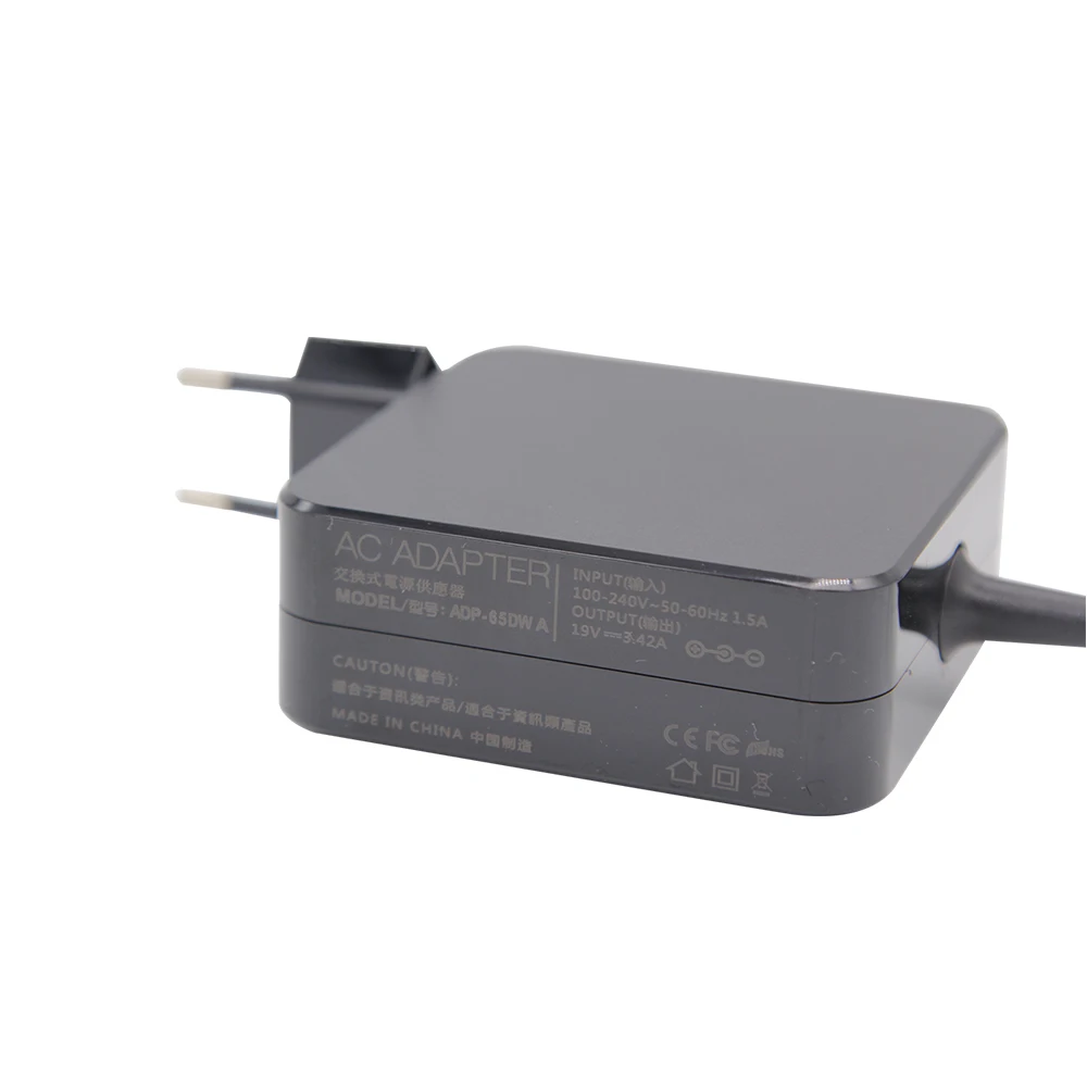 65W 19V 3.42A 4.5x3.0mm Laptop AC Adapter Charger For ASUS X755J UX481 P553UJ PU301LA ; Zenbook UX21 UX31A U38N BU400V BU401L