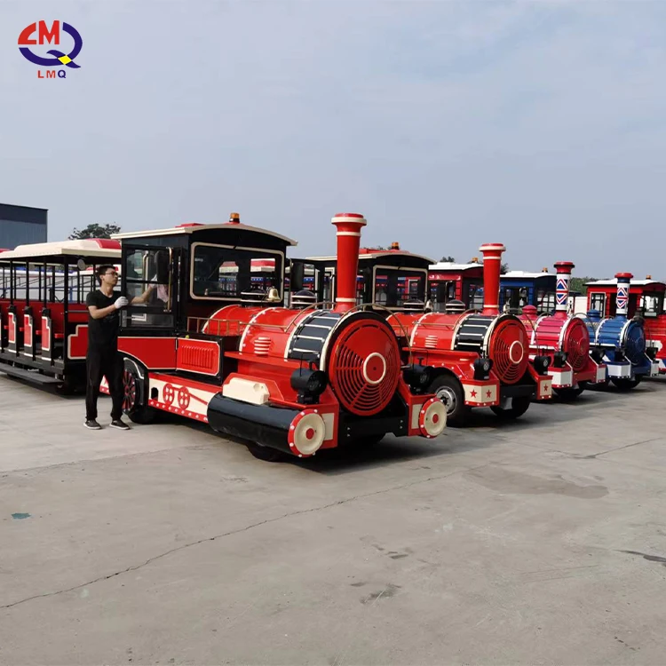 High Quality Tourist Road Train Diesel Engine Trackless Train for Sale