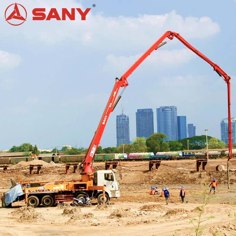 Sany Cement Boom Pump Concrete Pump Truck Reach 67m Concrete Pumper