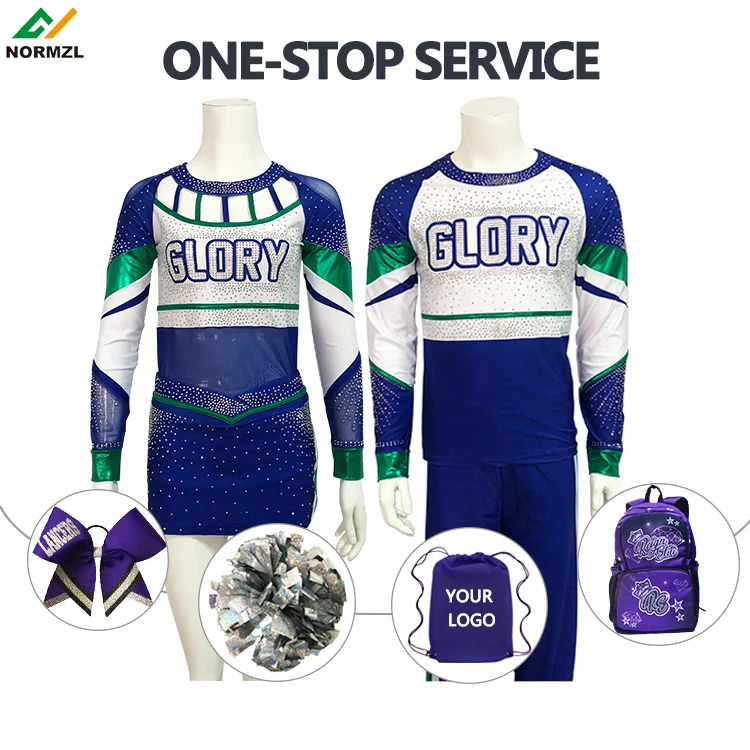 Normzl Hot Sales Latest Design Comfortable Types of School  Cheer Uniforms