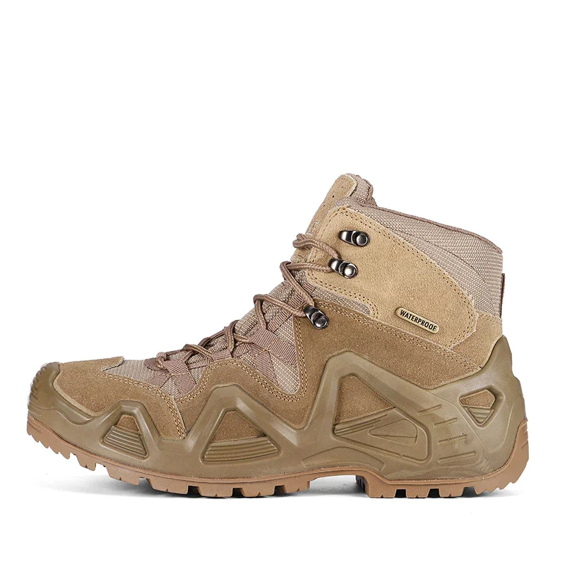 Waterproof hiking shoes Men and women shoes desert combat boots shoes outdoor Climbing camping Hiking Tactical boots