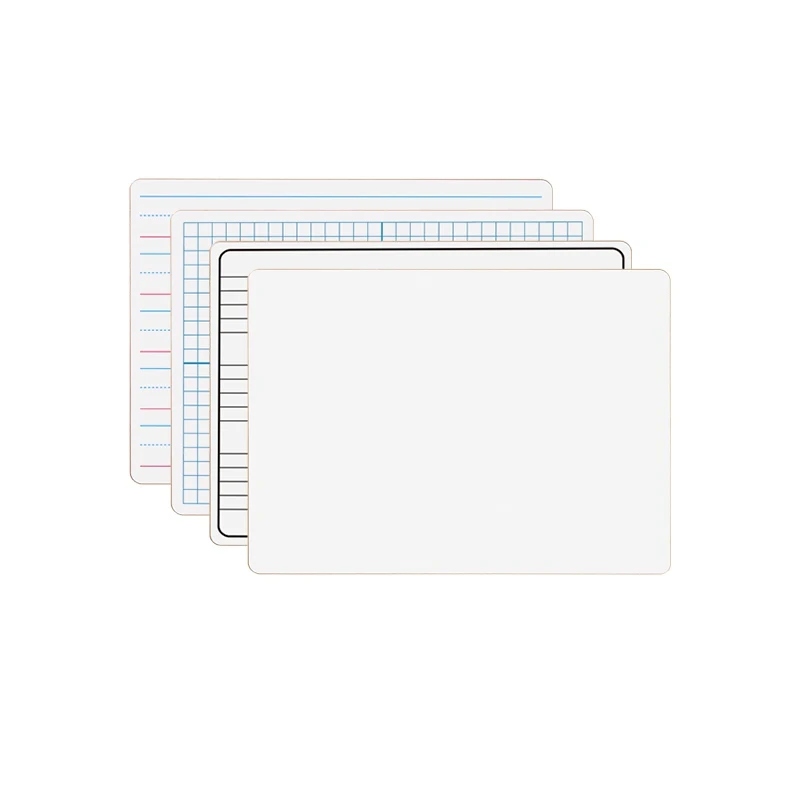 High Quality Custom 9X12' MDF Double-Sided Dry Erase Board Small Whiteboard for Student Learning and Kids
