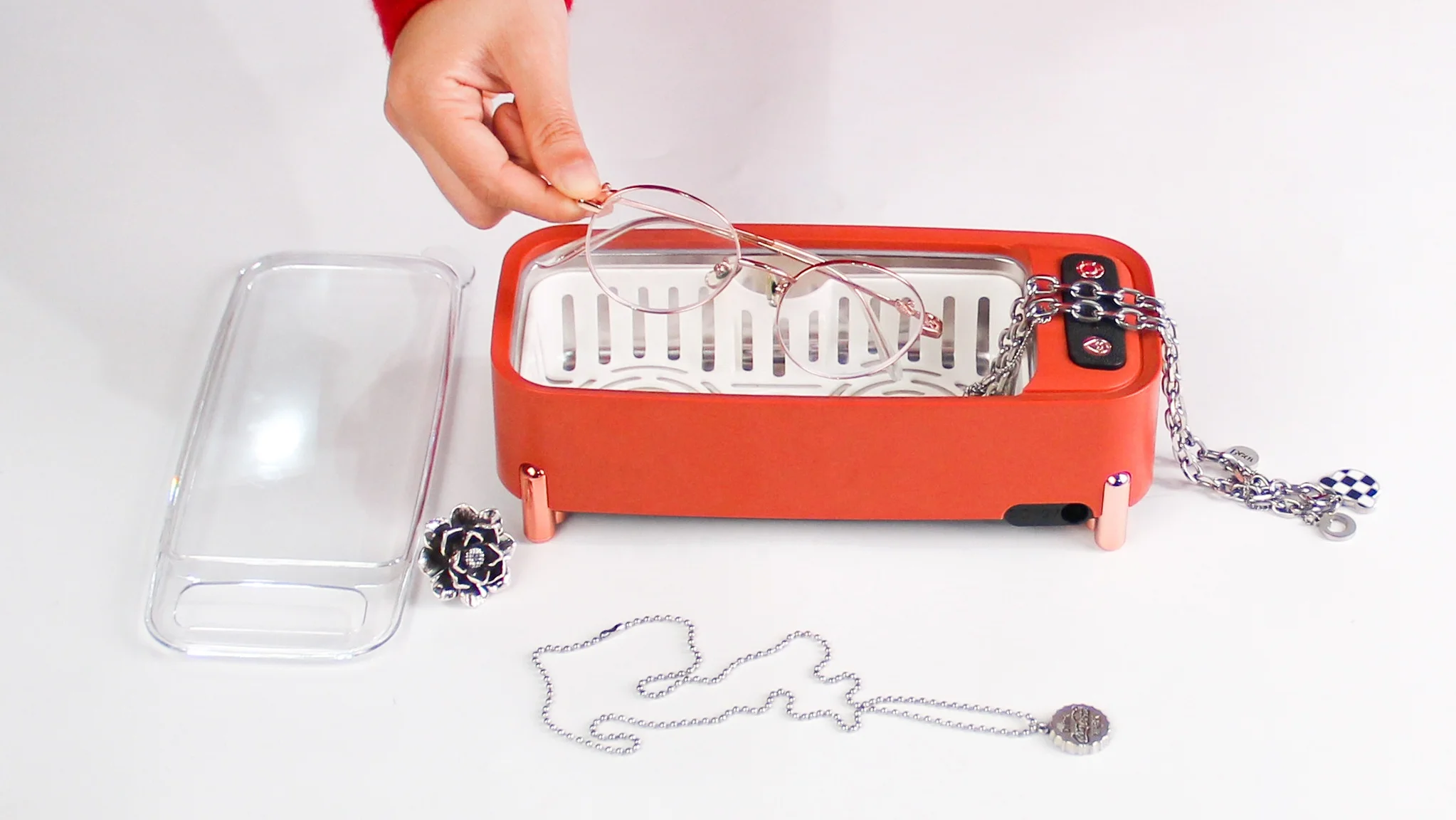 400ml 45Khz Newest Design Household Cleaning Machine Watch teeth Jewelry Ultrasonic Cleaner