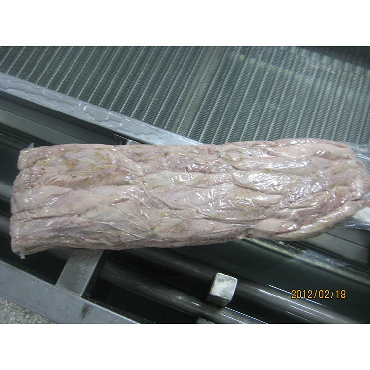 Factory hot sale precooked tuna loin 7.5kg/bag with high quality for canned industrial