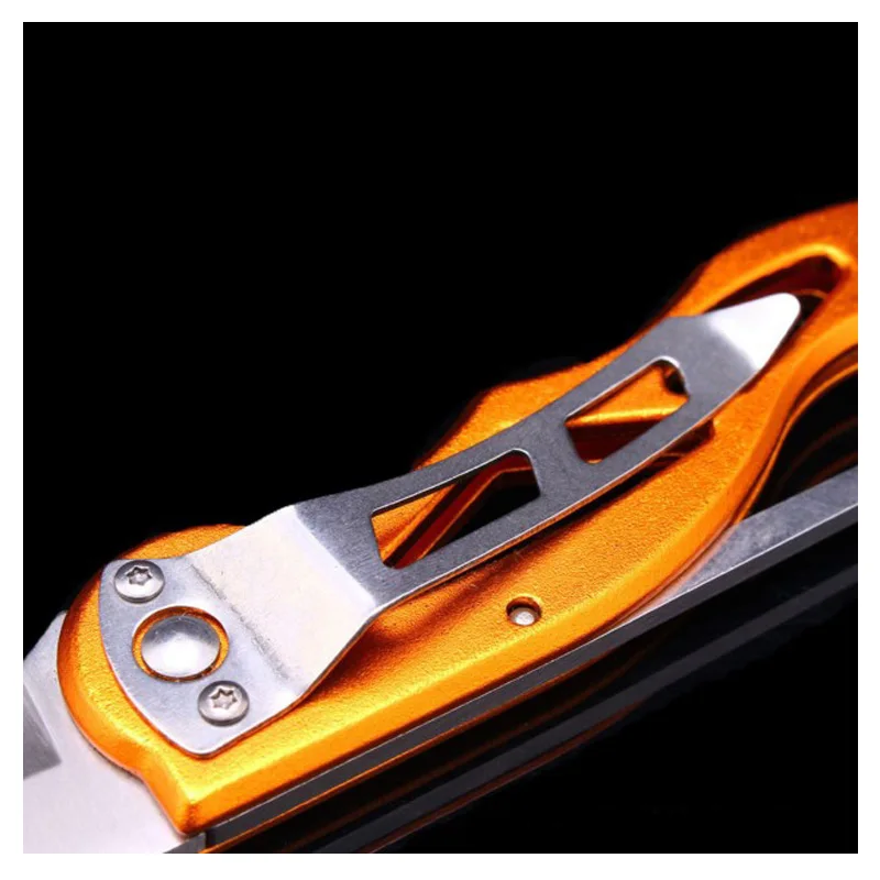 Survival outdoor tools keychain knife stainless steel portable fruit cutter