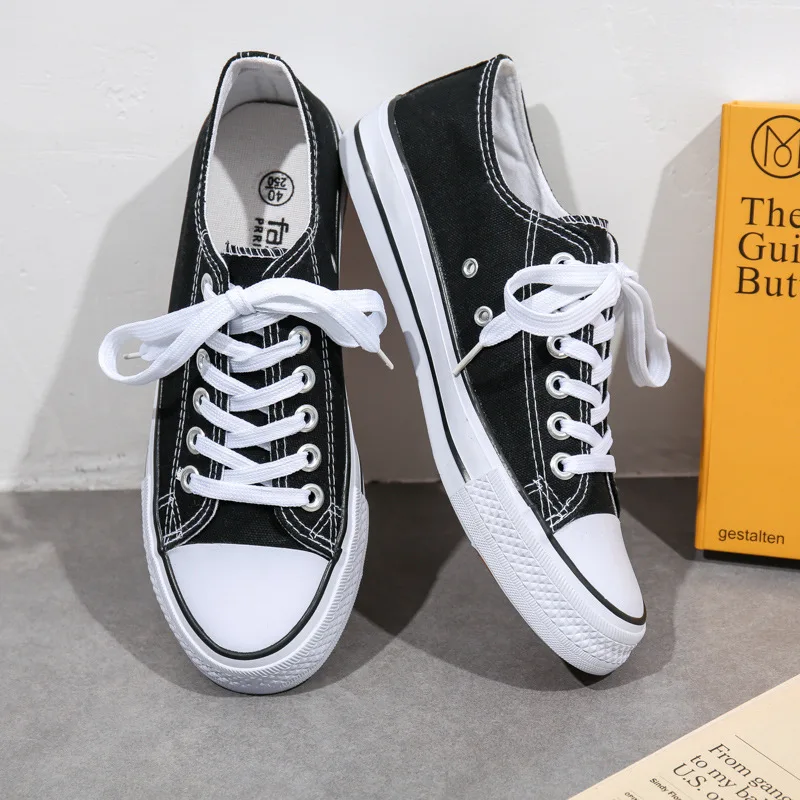 OEM wholesale bulk breathable school sports painting blank white vintage rubber espadrilles all star canvas sneakers shoes men