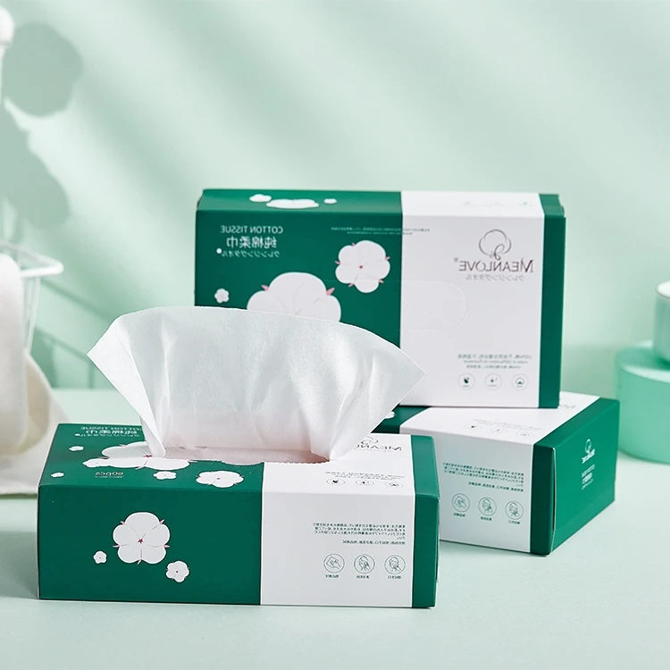 Cotton tissues face cotton tissue viscose thickness disposable face towel