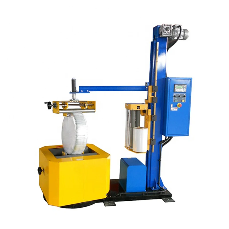 UCR-NT600 Small Fabric Roll Reel Mini Turntable Stretch Wrap Machine