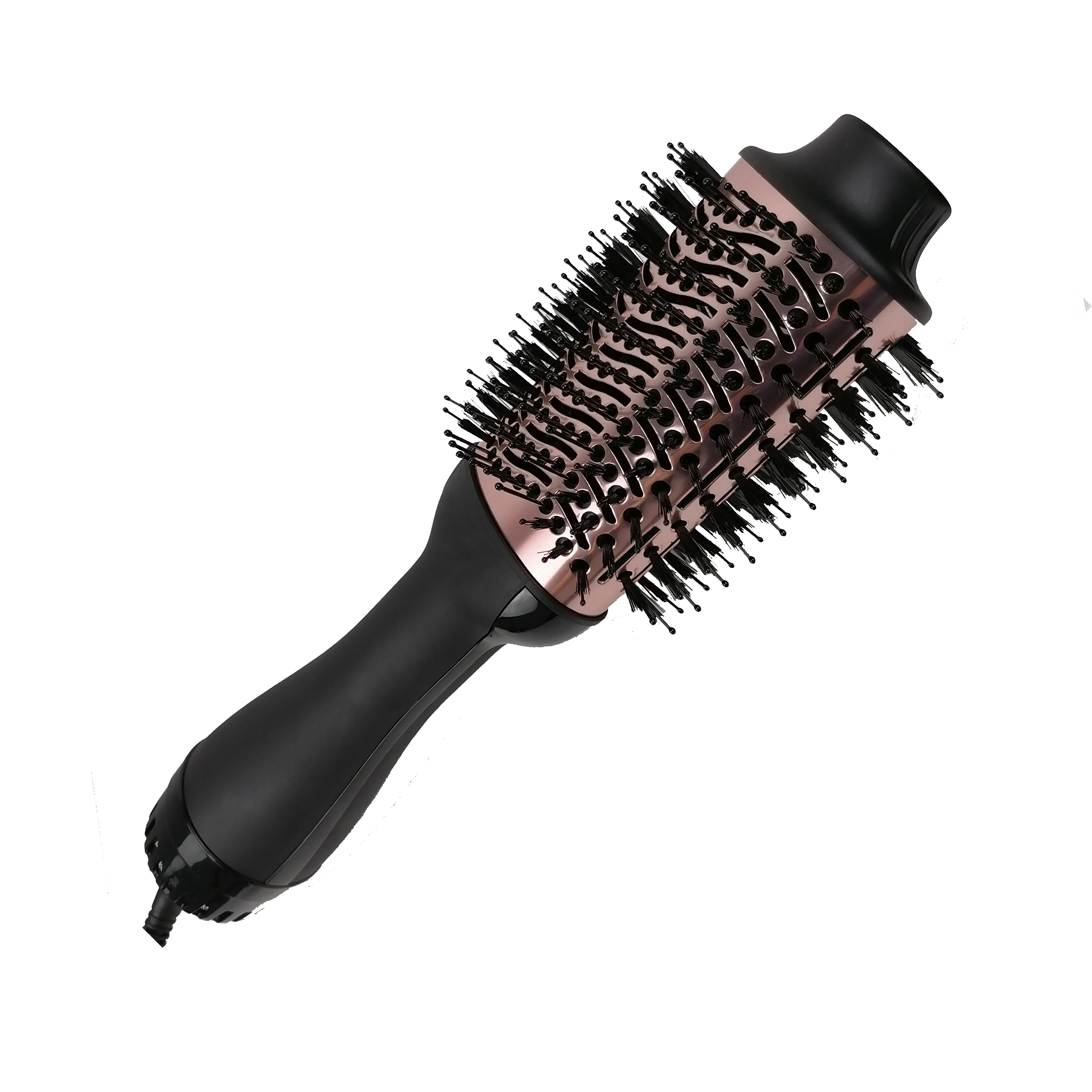 New design travel home portable beauty professional brush mini rotate one step dryer comb for hair wholesale