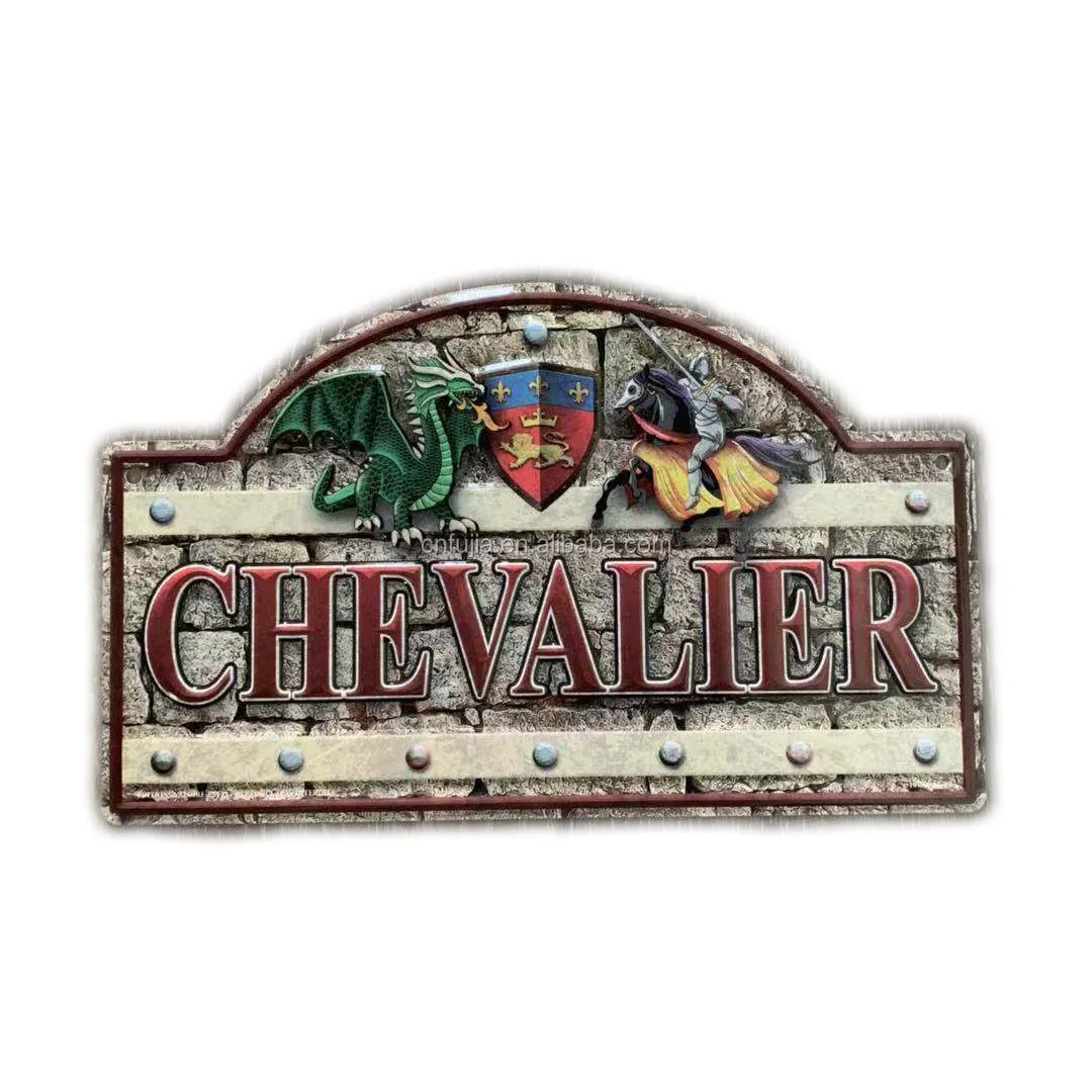 Customized  shaped Tin Plaque  Metal Craft  Home  Warehouse sign