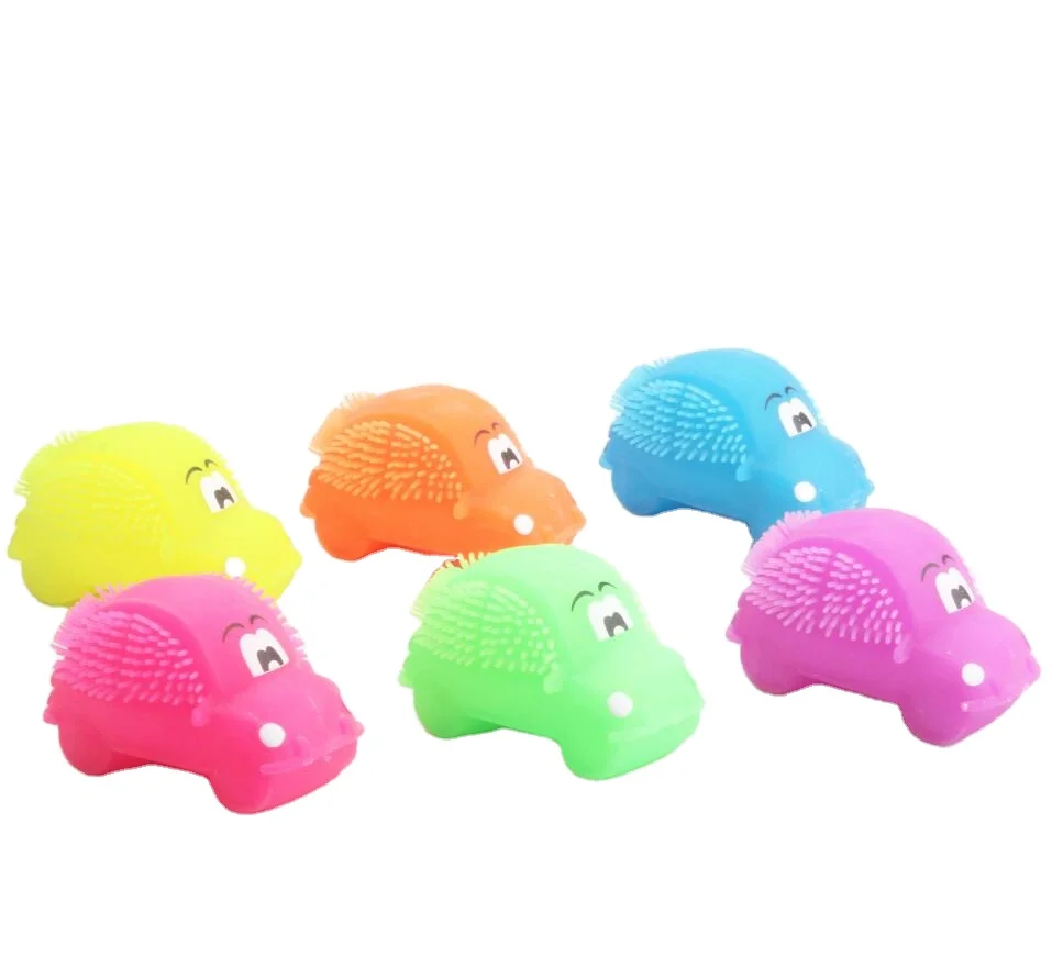 XTQ new arrival mini car shape puffer ball toys capsule squishy small soft toys ball