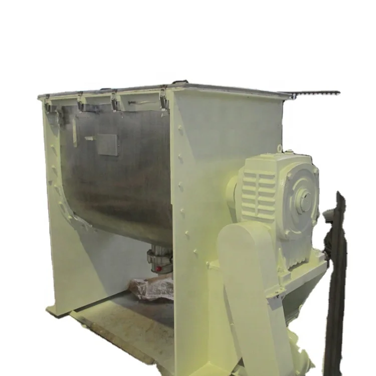 
Professional industrial equipment food mixing horizontal ribbon mixer 