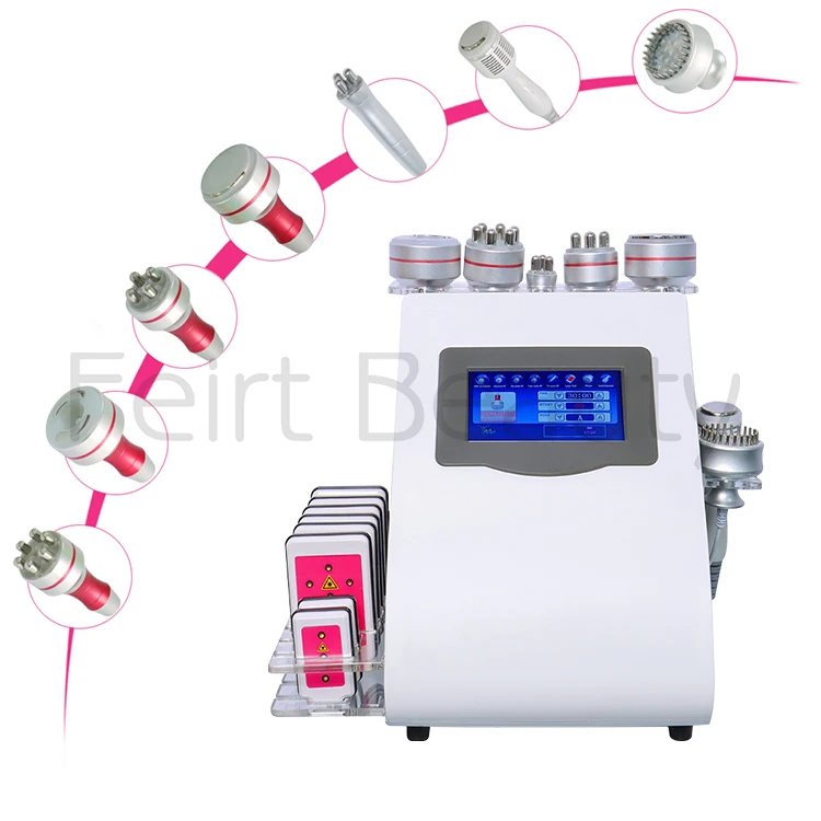 Wholesale Customization 40 k 80 k cavitation 9 in 1 RF vacuum cavitation system machine reduce fat cavitation machine