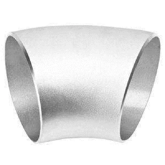 45 degree DIN stainless steel welding elbow