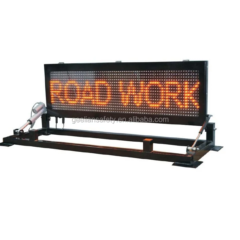Best Quality led traffic dynamic message board sign trailer for sale LED Warning Arrow / LED Traffic Arrow Sign / Message Board