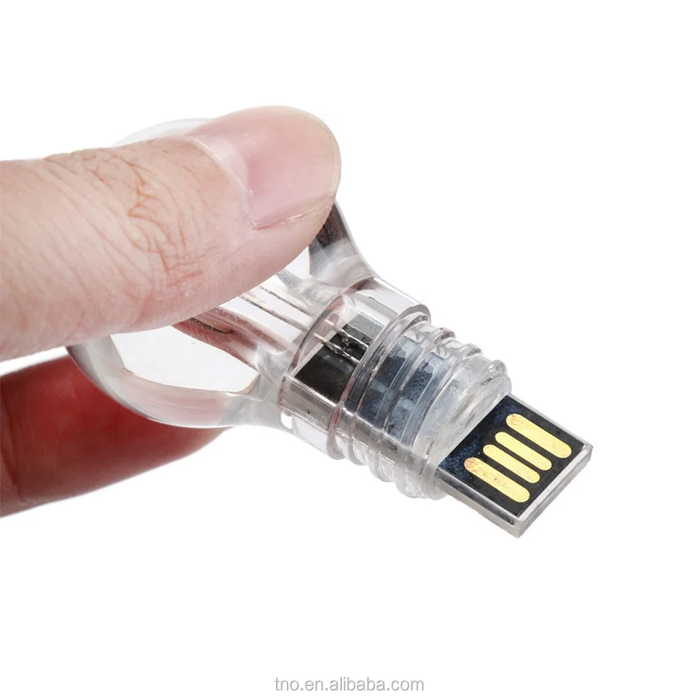 Usb флеш-накопитель в форме светодиодной лампы 1 ГБ 2 4 8