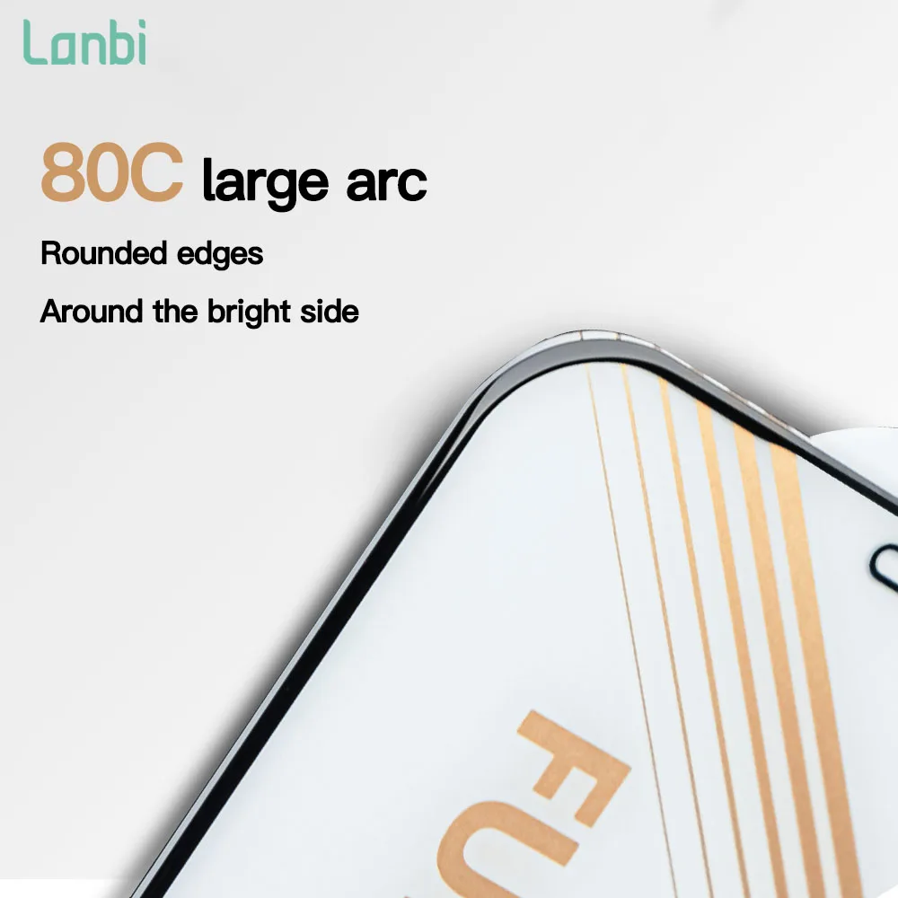 Wolf King Full Cover 2.5D 0.33mm HD Clear Tempered Glass Screen Protectors For iPhone 14 13 12 11 Mini Pro Max For Samsung