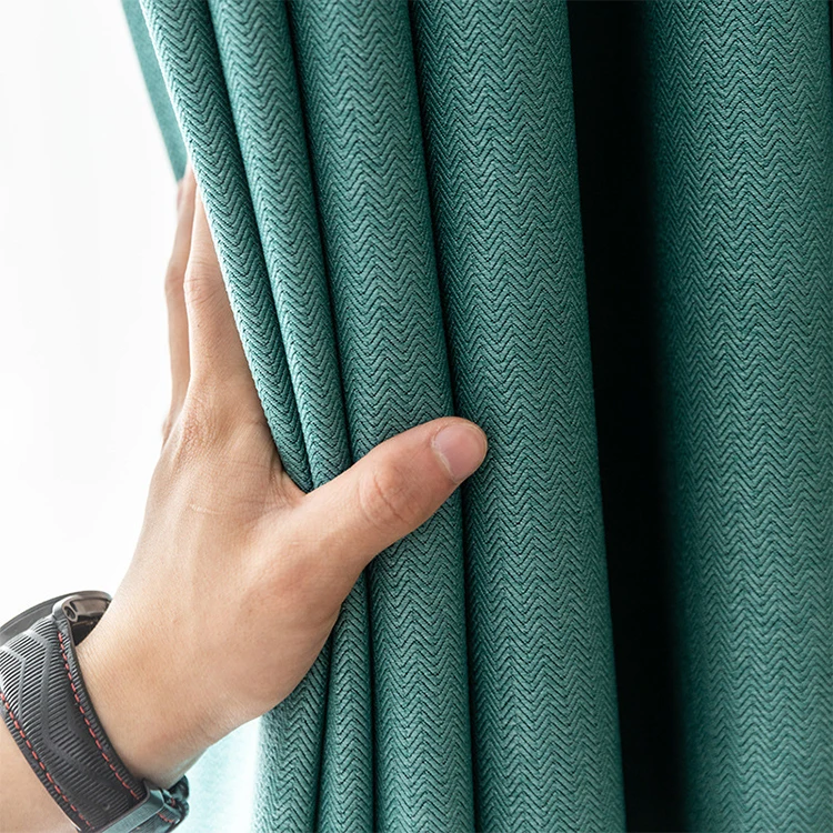  100 Polyester Flame Retardant Black Lined Insulated Curtains Dividers Space Privacy Protection for Living Room