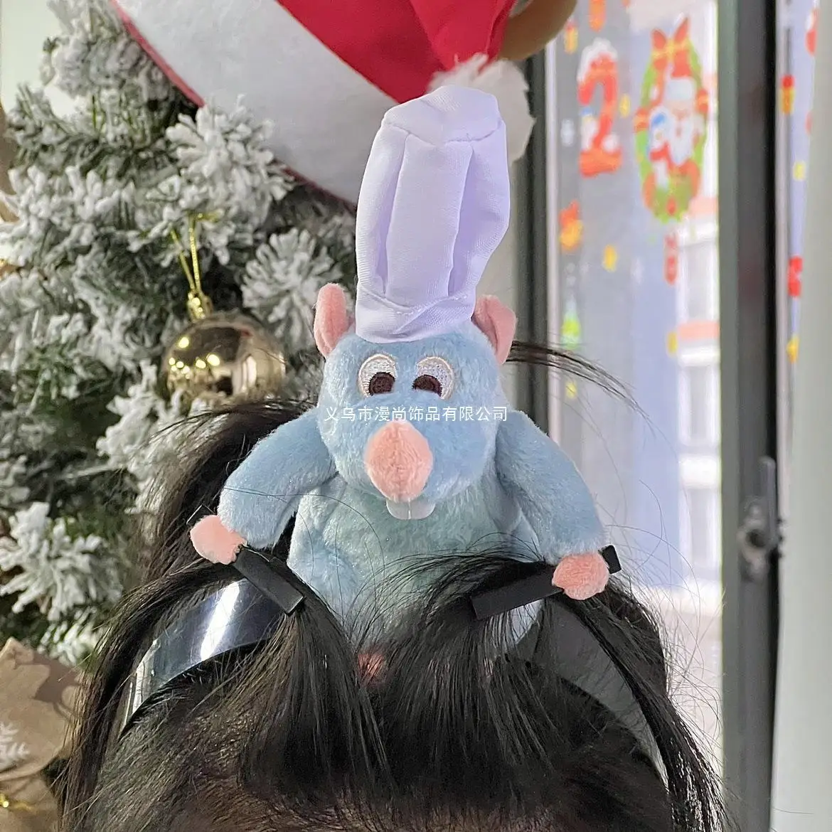 Cooking Mouse King Doll Toy Hair Hoop Funny Plush Cartoon Headband Girl Cute Hair Accessories Headband