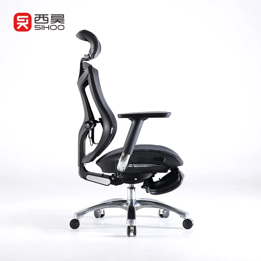 Сетчатый эргономичный стул с рисунком дракона, поворотное офисное кресло с 4D функциональным подлокотником, сетчатый стул с подставкой для ног