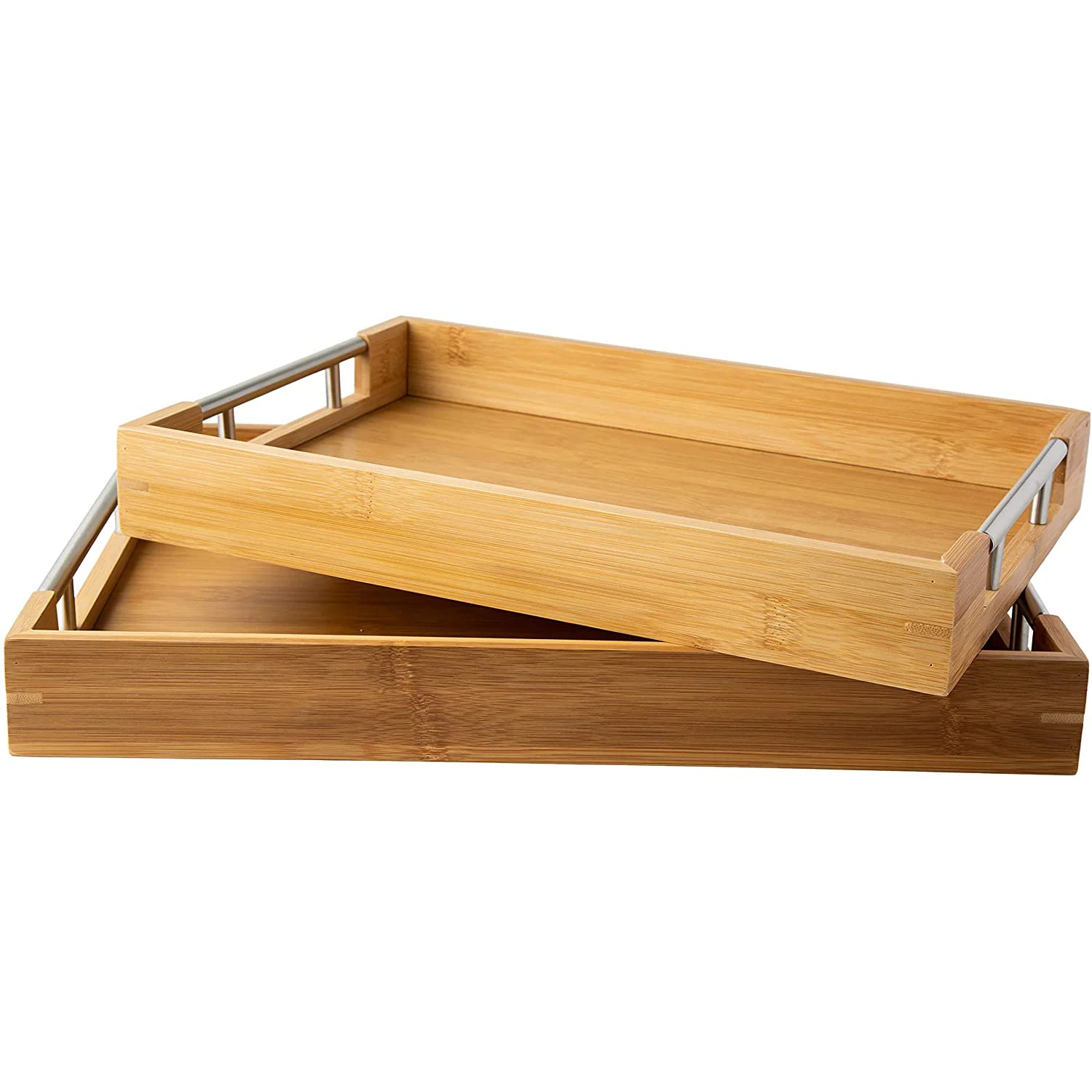 china manufacturer wholesale walnut wooden good price coffee burger wine fruit cake chocolate  serving tray with handles