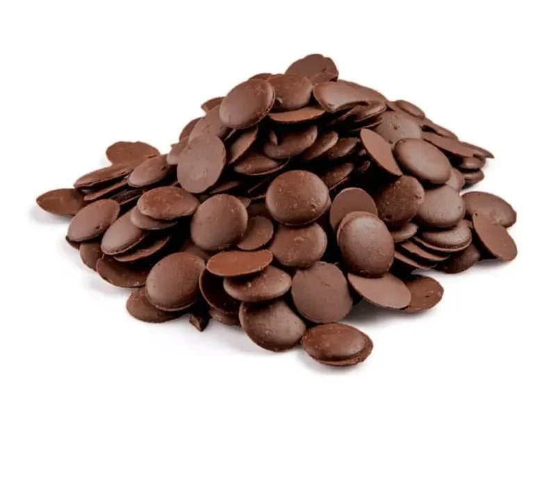 Professional Factory Industrial Dark Milk and White Compound Chocolate Dark Chocolate Button Shape from Vietnam Original