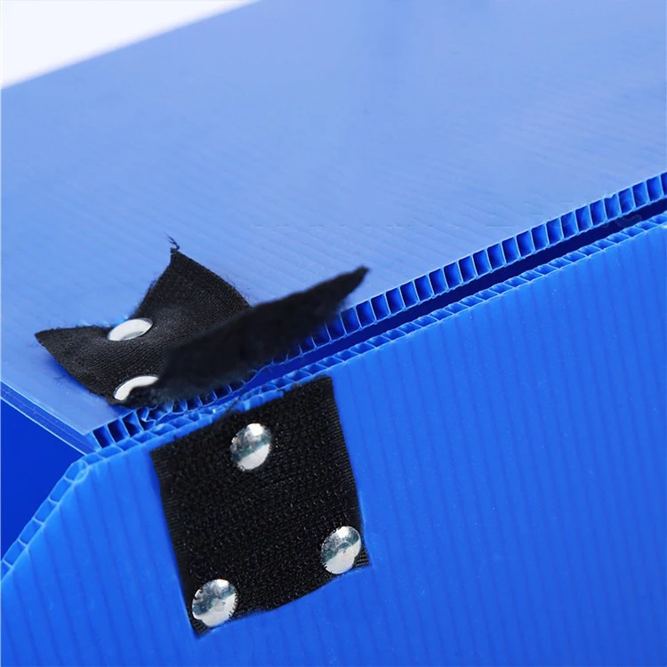 Customized Size Boxes Colorful Printing Eco-Friendly Material Bins Plastic box pp Corrugated for storage packing and handling