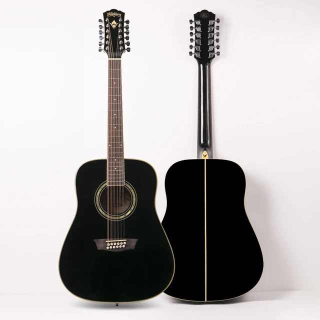 
Wholesale Factory Price Washburn Professional 12 Strings 41in Acoustic Guitar 
