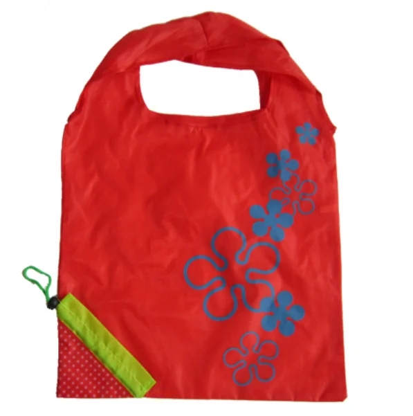 2023 BSCI Certificate Promotional Strawberry Custom Logo Foldable Reusable Strawberry Shopping Tote Bag