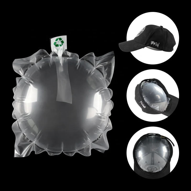 Plastic Baseball Hat Display Holder Inflatable Round Air Cushion Filling Bag