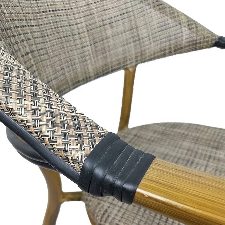 
Brand New Cafe Chairs Igh Quality Outdoor Furniture Polished Coffee Cast Base Brushed Bar Table Hotel Aluminum Chair 