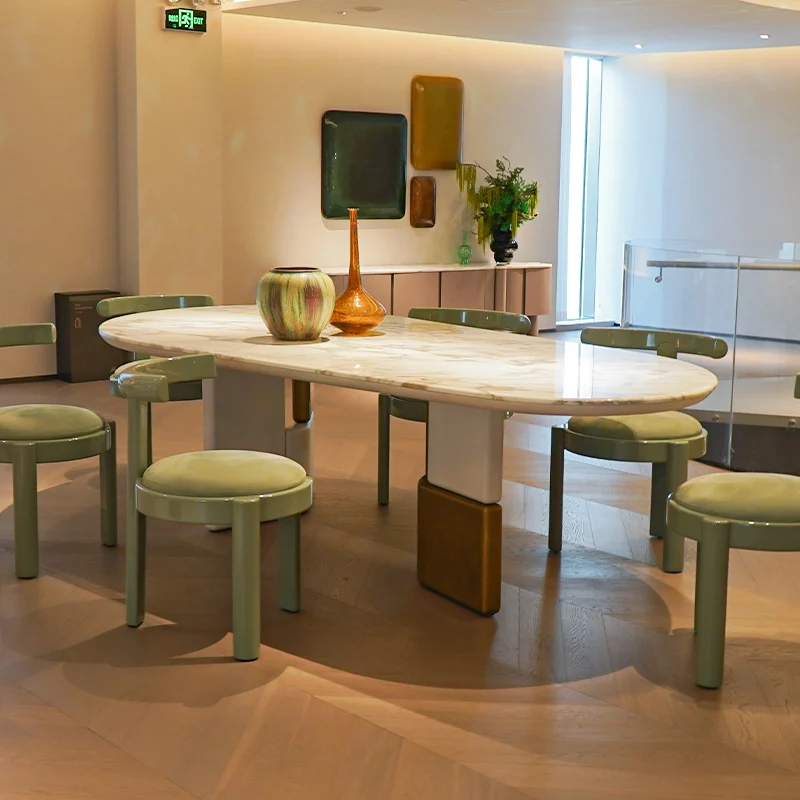 Modenfili Mesa De Comedor Jantar Tavolo Da Pranzo Esstisch Modern Luxury Marble Stylish Pattern Texture Dinning Dining Table