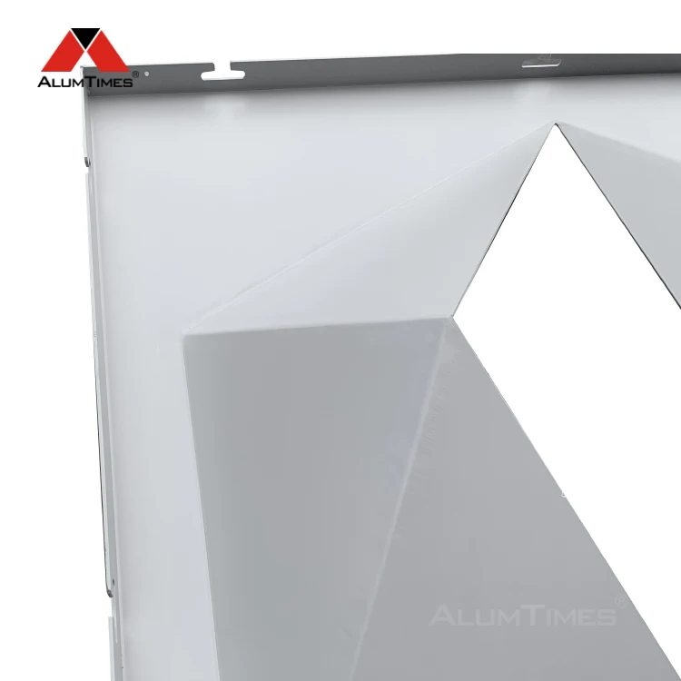 ALUMTIMES Gorgeous Decoration Design Suspending Perforated Aluminum Wall Cladding Tiles