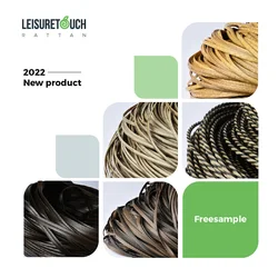 Hand Weaving  Wicker Garden Plastic  Rattan  Material For Outdoor  Furniture