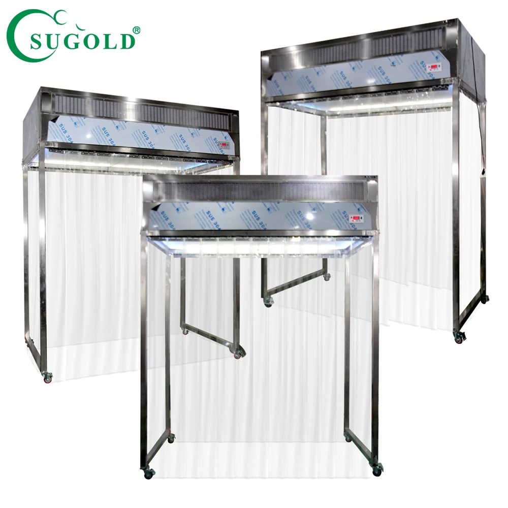 Clean Room Workshop Class 100 Vertical Laminar Flow Booth Clean Room Booth