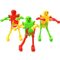 Plastic cartoon robot parts wind up toy for kids cartoon robot wind up toy
