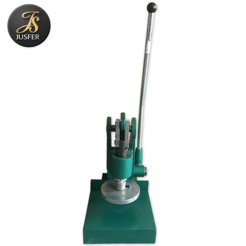 Manual press to cutting fabric or leather machine cutting fabric machine