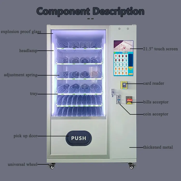 Machines For Small Business Ideas Snack And Drink Combo Vending Machine Large Capacity Vending Machine For Sale