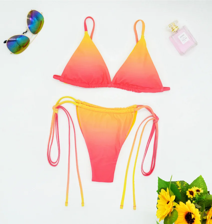 wholesalers womens 2022 Sexy Swimsuit Beachwear Bathing Suits Bikini Set 3 Pcs Swimwear Cover up