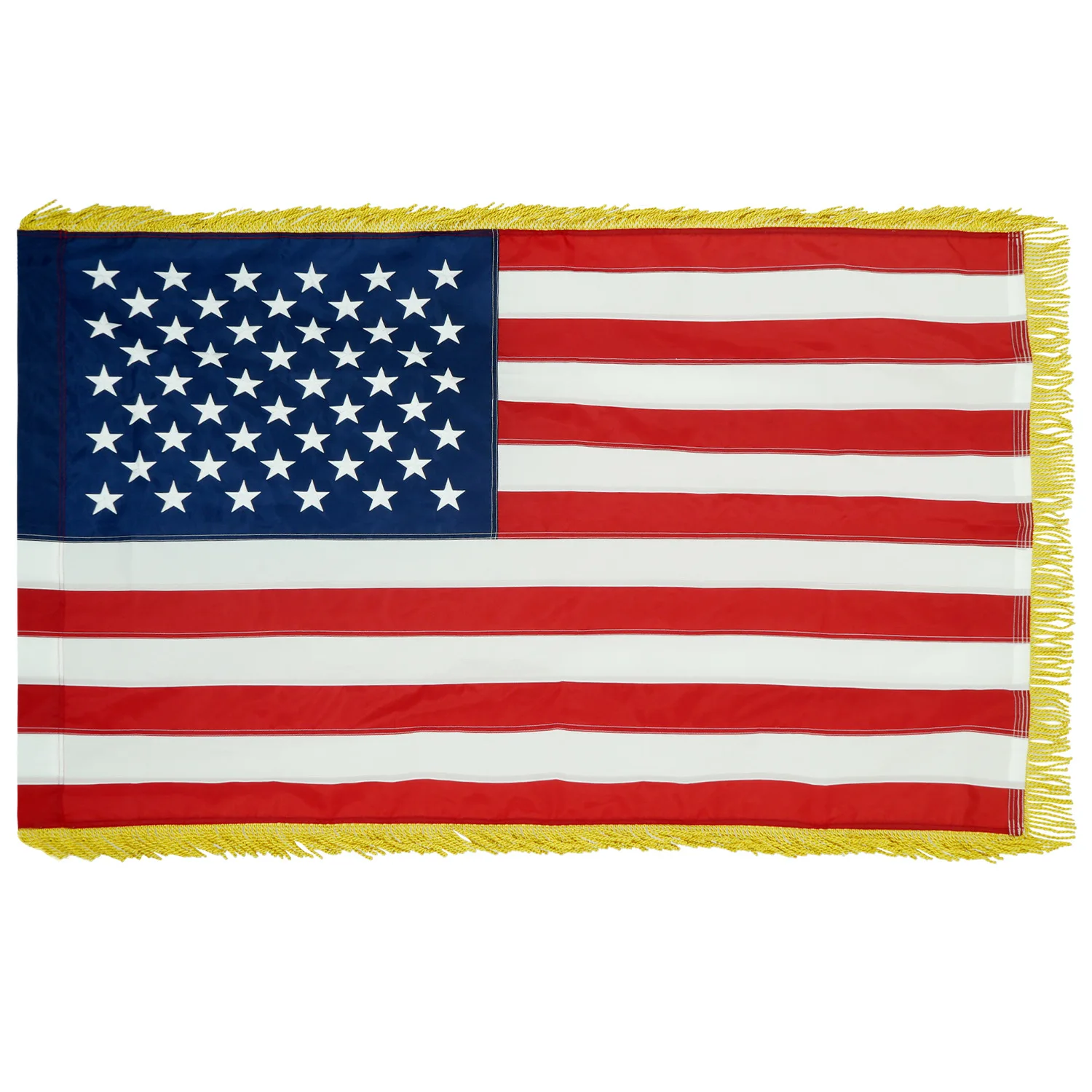 90*150cm American flag with tassel nylon embroidered flag