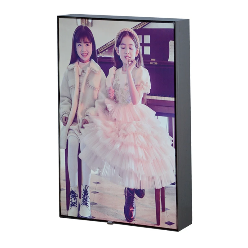 Ultra Thin Picture Frame Backlit  Fabric Wall Led Fabric Light Box