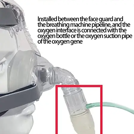 Three Way Cpap Oxygen Hose Adapter t Shaped Tube Connector