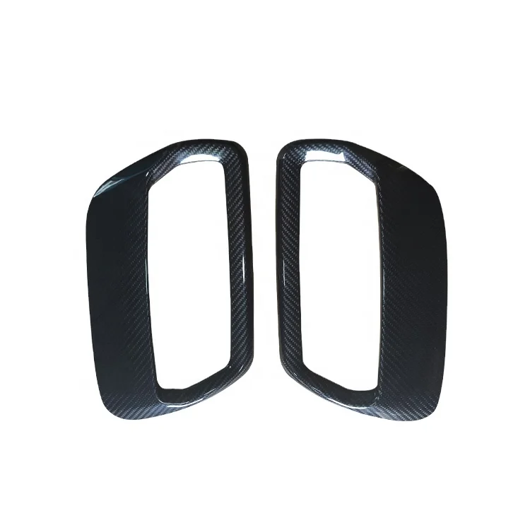 Углеродное волокно, сухая наклейка, капюшон, Крышка вентиляционного отверстия двигателя, отделка для Ford Mustang 2018-2021