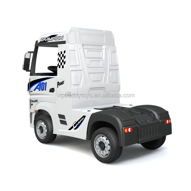 VIP BUDDY Licensed Mercedes Benz Actros Ride on Truck Car Electric Toys Scooter for Kids Cars
